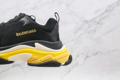 Balenciaga Triple S Black yellow