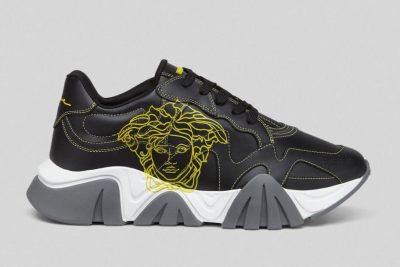 SQUALO TRAINERS BLACK MEDUSA
