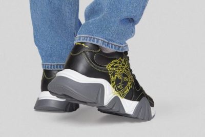SQUALO TRAINERS BLACK MEDUSA