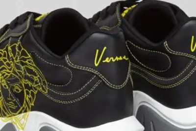 SQUALO TRAINERS BLACK MEDUSA