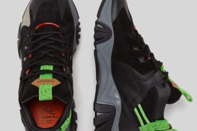 SQUALO TRAINERS BLACK GREEN