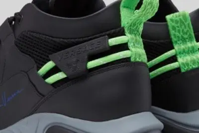 SQUALO TRAINERS BLACK GREEN