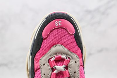  Balenciaga Triple S Black Pink