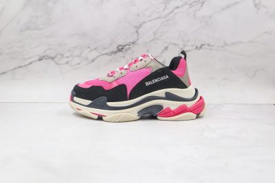  Balenciaga Triple S Black Pink