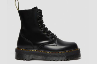 DR. MARTENS 1460 JADON SMOOTH PLATFORM BLACK