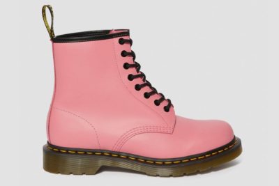 DR. MARTENS 1460 SMOOTH ANKLE BOOTS PINK