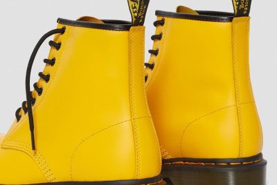 DR. MATENS 1460 SMOOTH ANKLE BOOTS YELLOW