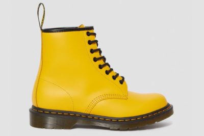 DR. MATENS 1460 SMOOTH ANKLE BOOTS YELLOW