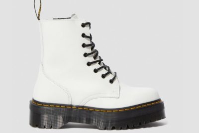 DR. MARTENS 1460 JADON SMOOTH PLATFORM WHITE