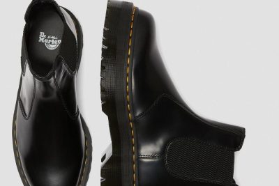 DR.MARTENS 2976 QUAD PLATFORM CHELSEA BLACK