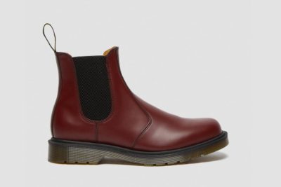 DR.MARTENS 2976 SMOOTH CHELSEA CHERRY RED