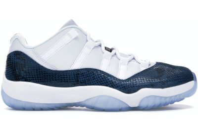 Jordan 11 Navy Snakeskin