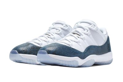 Jordan 11 Navy Snakeskin