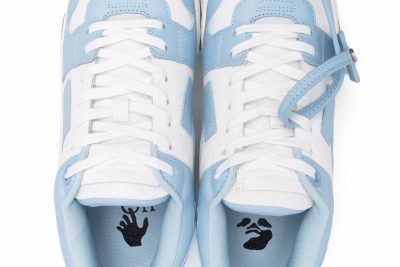 Off-White low-top sneakers lightblue