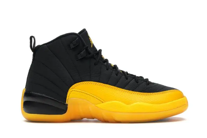 JORDAN 12 RETRO BLACK UNIVERSITY GOLD (GS)