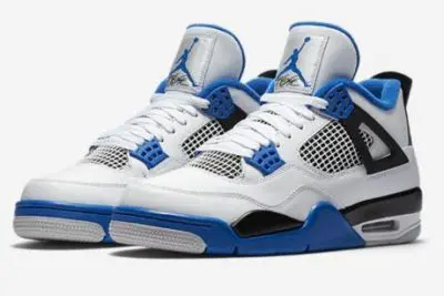  JORDAN 4 Motorsports White Blue