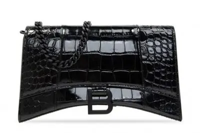 HOURGLASS CHAIN ​​WALLET “ALL BLACK”