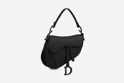 DIOR SADDLE BAG BLACK