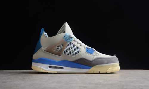 Off-White x Air Jordan 4 Retro ” Sail “