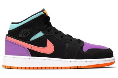 JORDAN 1 Mid Multicolor