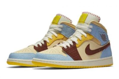 JORDAN 1 Fearless Maison Chateau Rouge