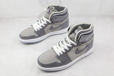  Nike Air Jordan 1 Grey White