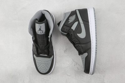  Nike Air Jordan 1 Black Grey