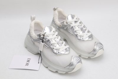 Dior silver and white