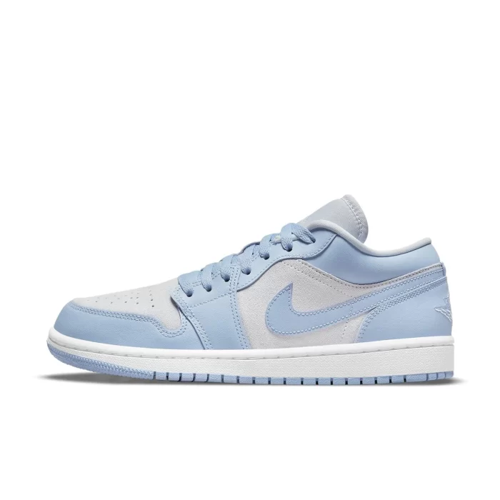  Jordan 1 Low Football Grey Aluminum