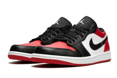  JORDAN 1 LOW Bred Toe