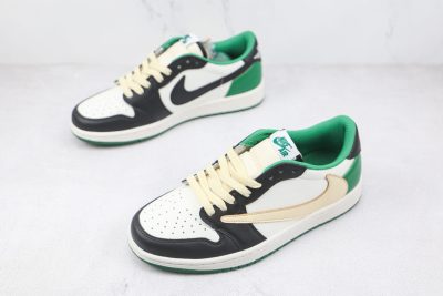 Nike Wmns Air Jordan 1 Low barb white black green