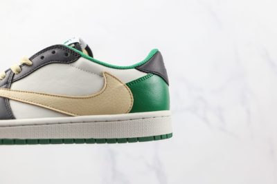 Nike Wmns Air Jordan 1 Low barb white black green