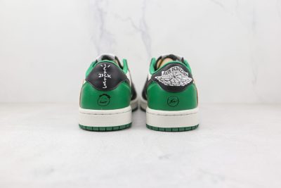 Nike Wmns Air Jordan 1 Low barb white black green