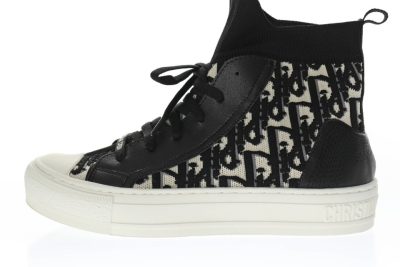 Dior Techincal Knit Oblique High-Top Black