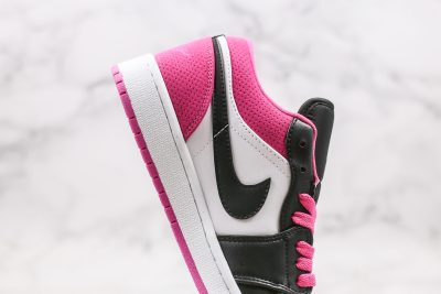 JORDAN 1 Low Black Active Fuchsia