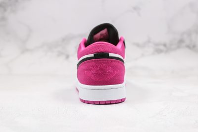 JORDAN 1 Low Black Active Fuchsia