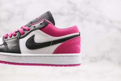 JORDAN 1 Low Black Active Fuchsia