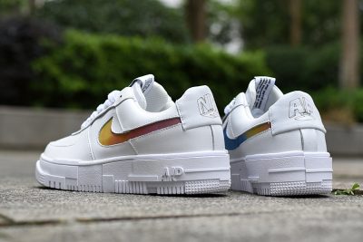 NIKE Air Force 1 Pixel White Colorful