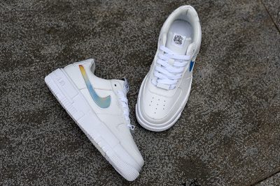 NIKE Air Force 1 Pixel White Colorful