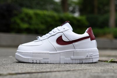 NIKE Air Force 1 Pixel Baijiu Red