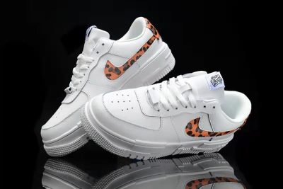 NIKE Air Force 1 Pixel Leopard White