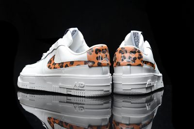 NIKE Air Force 1 Pixel Leopard White
