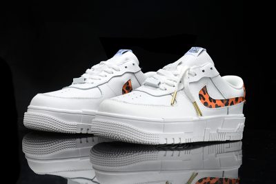 NIKE Air Force 1 Pixel Leopard White