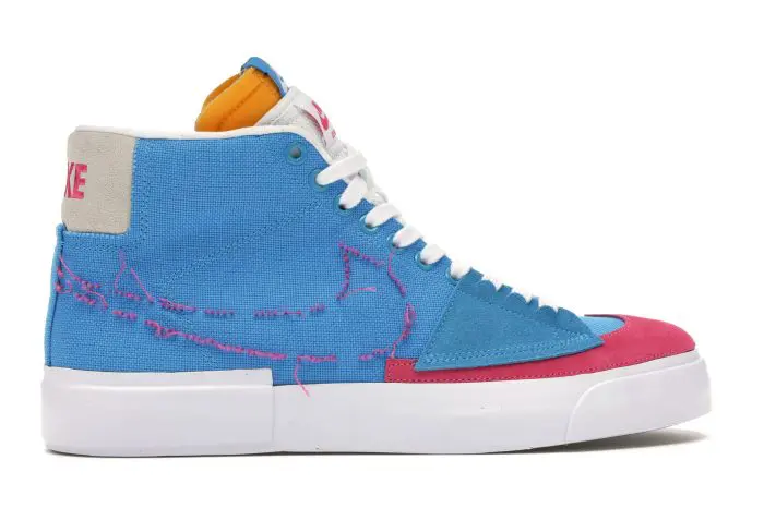 SB Blazer Mid Edge Hack Blue