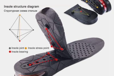 3cm – 9cm Increase Shoe Lift Insole