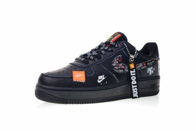 Air Force 1 Low “Just do it” Black