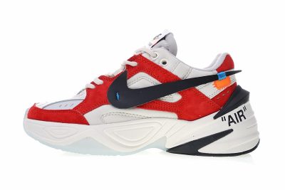 NIKE M2K TEKNO X OFF WHITE RED X WHITE