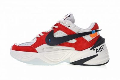 NIKE M2K TEKNO X OFF WHITE RED X WHITE