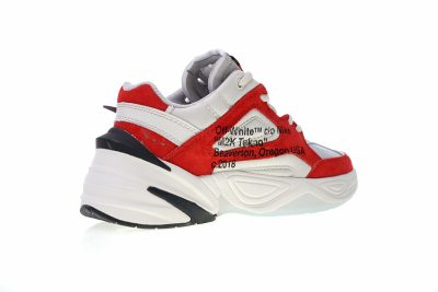 NIKE M2K TEKNO X OFF WHITE RED X WHITE