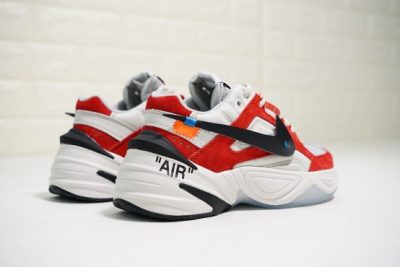NIKE M2K TEKNO X OFF WHITE RED X WHITE
